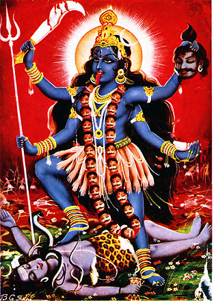 Space to image of kali